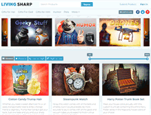 Tablet Screenshot of livingsharp.com